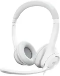 Logitech H390 Headset on-ear wired USB-A off-white