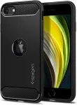 SPIGEN Kaitse&uuml;mbris Rugged Armor, Apple iPhone SE (2022/2020), must,
