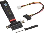 DeLOCK M.2 Key M zu PCIe x4 NVMe Adapter mit 20 cm Kabel