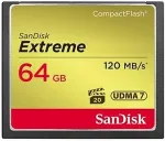 M&auml;lukaart SANDISK CF Extreme 64GB CompactFlash
