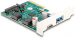 V&otilde;rgukaart DeLOCK PCI Express x4 card for 1 x external USB 10 Gbps Type-C socket + 1 x external USB 10 Gbps Type-A socket, USB controller
