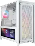 Korpus CORSAIR Midi Frame 4000D LCD RS ARGB Wei&szlig; Midi Tower ATX Gaming Geh&auml;use