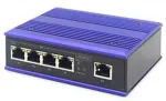 Digitus Switch Ind. 5-Port Gigabit Unmanaged blau