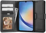 Tech-Protect Kaitse&uuml;mbris kaanega Wallet, Samsung Galaxy A34 5G, must,