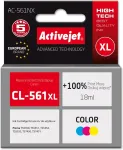 Tooner Activejet AC-561NX Ink (replacement for Canon CL-561XL; Supreme; 18 ml; Color: Cyan, Magenta, Yellow)