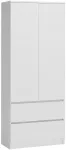 TOP E SHOP Topeshop SZAFA MALWA B bedroom wardrobe/closet 5 shelves 2 door(s) White