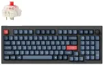 Klaviatuur KEYCHRON V5 Max RGB - US Layout - Hot-Swappable Gateron Jupiter Red Wireless Keyboard
