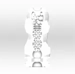 TENGA AIR-TECH ULTRA Male stroker Silver Thermoplastic elastomer (TPE)