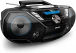 Raadio PHILIPS CD Soundmachine AZB798T Boombox Sort S&oslash;lv