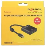 DeLOCK Displayport Adapter mini DP -> HDMI St/Bu 4K a