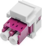 Digitus LWL Kupplung LC/LC Multimode-OM4 Dupl.Keystone-Modul