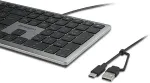 Klaviatuur KENSINGTON Keyboard KB515 EQ USB-C/USB-A