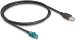 DeLOCK Kabel HSD Z Buchse zu USB 2.0 Typ-A Stecker 1 m