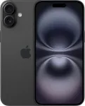 Mobiiltelefon APPLE MOBILE PHONE IPHONE 16 PLUS/256GB BLACK MXWN3