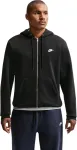 Nike Bluza męska Club BB FZ Hoodie czarna FN3861 010 M