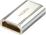 Lindy Doppelkupplung HDMI Typ A 19 polig CROMO