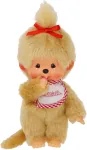 MONCHHICHI pehme m&auml;nguasi T&uuml;druk, beež, 20 cm