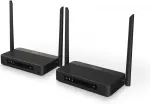 Digitus Przedłużacz / Extender HDMI bezprzewodowy z KVM do 100m | UHD 4K@60Hz | Audio | Niskie op&oacute;źnienie 16ms (Zestaw)