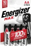 Energizer Alkaline batteries LR6/AA blister 4 pieces MAX