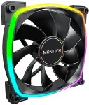 MONTECH RX140 PWM 140x140x25 (black, 140 mm)