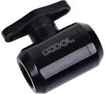 Alphacool Eiszapfen 2 way ball valve, deep black - 17142