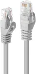 Lindy - Patch-Kabel - RJ-45 (M) bis RJ-45 (M) - 50cm - UTP - CAT 5e - geformt, ohne Haken - Grau (48361)