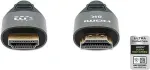 IC INTRACOM MANHATTAN 8K@60Hz HDMI-Kabel mit Ethernet-Kanal St./St. 3m