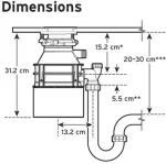 ISE Food waste disposer STANDARD 460