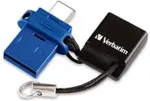 M&auml;lukaart VERBATIM Store n Go 64GB Dual Drive USB 3.0 / USB C