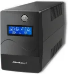 NONAME UPS Qoltec Monolith uninterruptible power supply () Double-conversion (Online) 0.45 kVA 240 W 2 AC outlet(s)