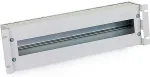 Triton 19' 3U circuit breaker rail with cover, DIN, black