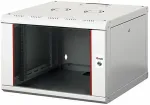 EQUIP 19" Netzwerkschrank Glast&uuml;r PM 600x600mm 7HE grau