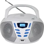 Raadio Blaupunkt BB7-WH portable stereo system Digital 2.4 W FM Grey MP3 playback