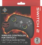 Hiir DELTACO Juhtmevaba Switch 2 kontroller C-nupuga, RGB, must