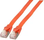 EFB Elektronik EFB RJ45 Flachpatchkabel U/FTP Cat.6A PVC 0.50m rot
