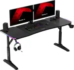 Huzaro Hero 4.6 RGB Black Gaming Desk
