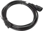 LANBERG CA-C13E-11CC-0030-BK power cable Black 3 m C13 coupler C14 coupler