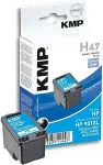 Tooner KMP Patrone HP CC654AE Nr.901XL black 700 S. H47 refilled