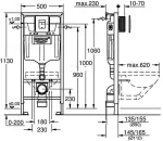 Grohe 38827000 + Laufen H8669570000001