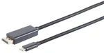 S-Impuls DisplayPort > USB-C (ST-ST) 1,8m Adapterkabel 4K 60Hz Schwarz