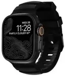 NOMAD Rocky Point Band Black Leather, Titanium