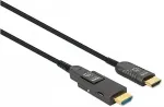 Manhattan Kaabel LWL-HDMI-pistik HDMI-/Micro-HDMI-pistik 4K 30m