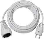Brennenstuhl earthed extension cable straight CEE 7/7 to straight CEE 7/4 (Schuko), 10m , white 1168460 / DEL-118K