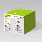 Veekeetja Maestro Feel- MR-066-RED FLOWERS electric kettle 1.5 L 1200 W Red, White