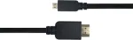 DELTACO HDMI A - D mikrokaabel, HDMI kiire Ethernetiga, 2m, sva