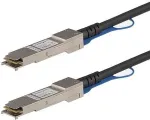 StarTech 1m Juniper QFX-QSFP-DAC-1M kompatibel QSFP+ Direktverbindungskabel 40G Kabel Passives Twinax QSFP Direktanschlusskabel bis 1 m twinaxial SFF-8436 passiv Schwarz (QFXQSFPDAC1M)