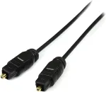 Startech .com Toslink, M/M, 4.6m, 4.6, TOSLINK, TOSLINK, Black