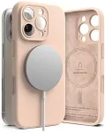 RINGKE iPhone 16 Pro silikoonist magnetkaitse Pink Sand