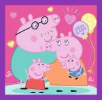Trefl PEPPA PIG Pusle komplekt, 3 tk, Peppa Pig
