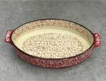 Home4you Ahjuvorm STAR BAKE 33,2x20,3cm, punane keraamika